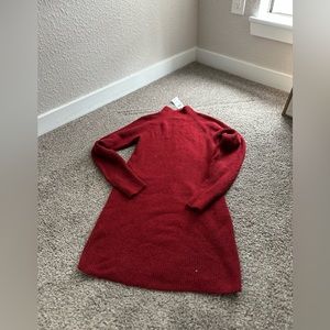 COPY - Abercromnie & Fitch red turtle kneck sweater dress ❤️